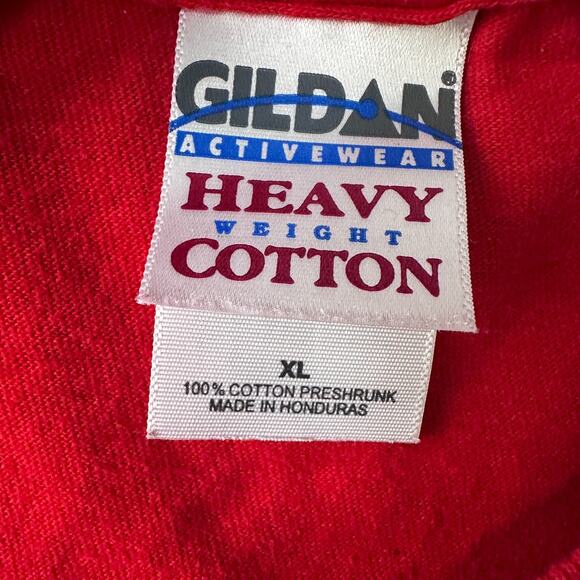 Vintage Idaho No Udaho T-Shirt Men’s XL Red Graphic Print Short Sleeve Joke Y2K - Picture 5 of 8